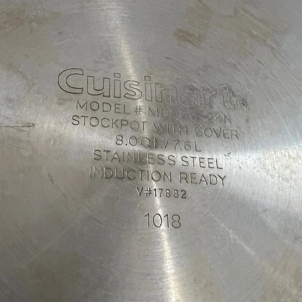Cuisinart MCP66-24N Multi-Clad Pro Stainless Steel 8 Qt Stockpot with Lid Silver
